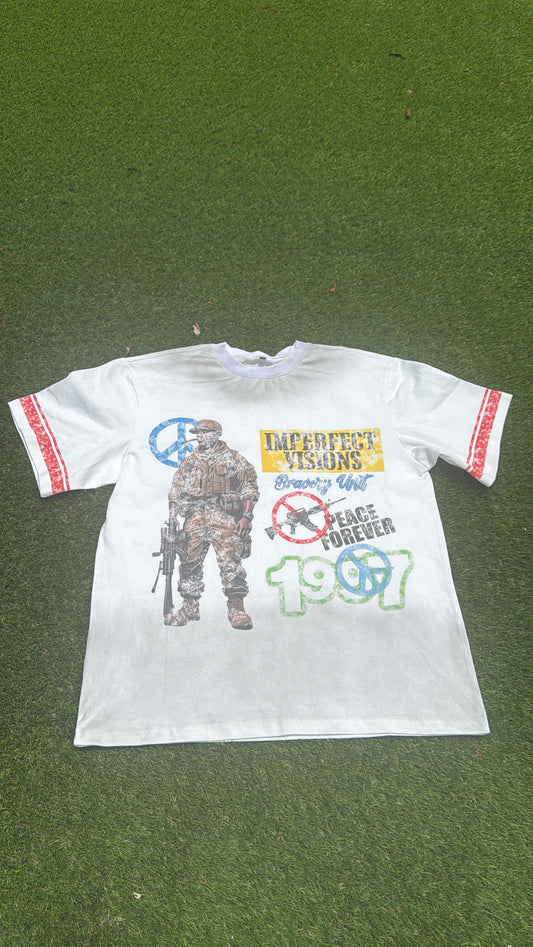 Imperfect Visions Peace & War Tee Shirt